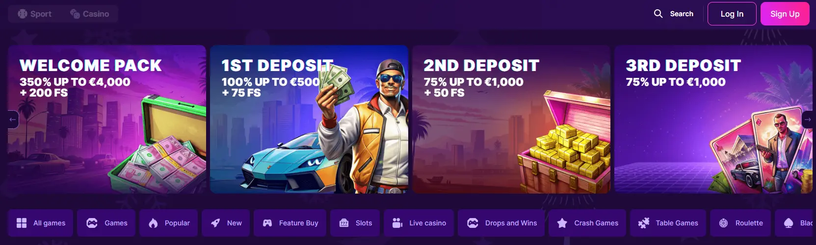 Evo Prime Drop - Slotrush Casino